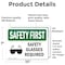 Signmission 7 in Height, 10 in Width, Vinyl Decal, Rectangle OS-2PACK-SF-D-710-L-10937 - alternate 4